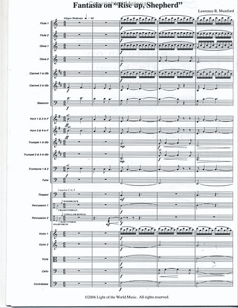 <br>Sheet music extract