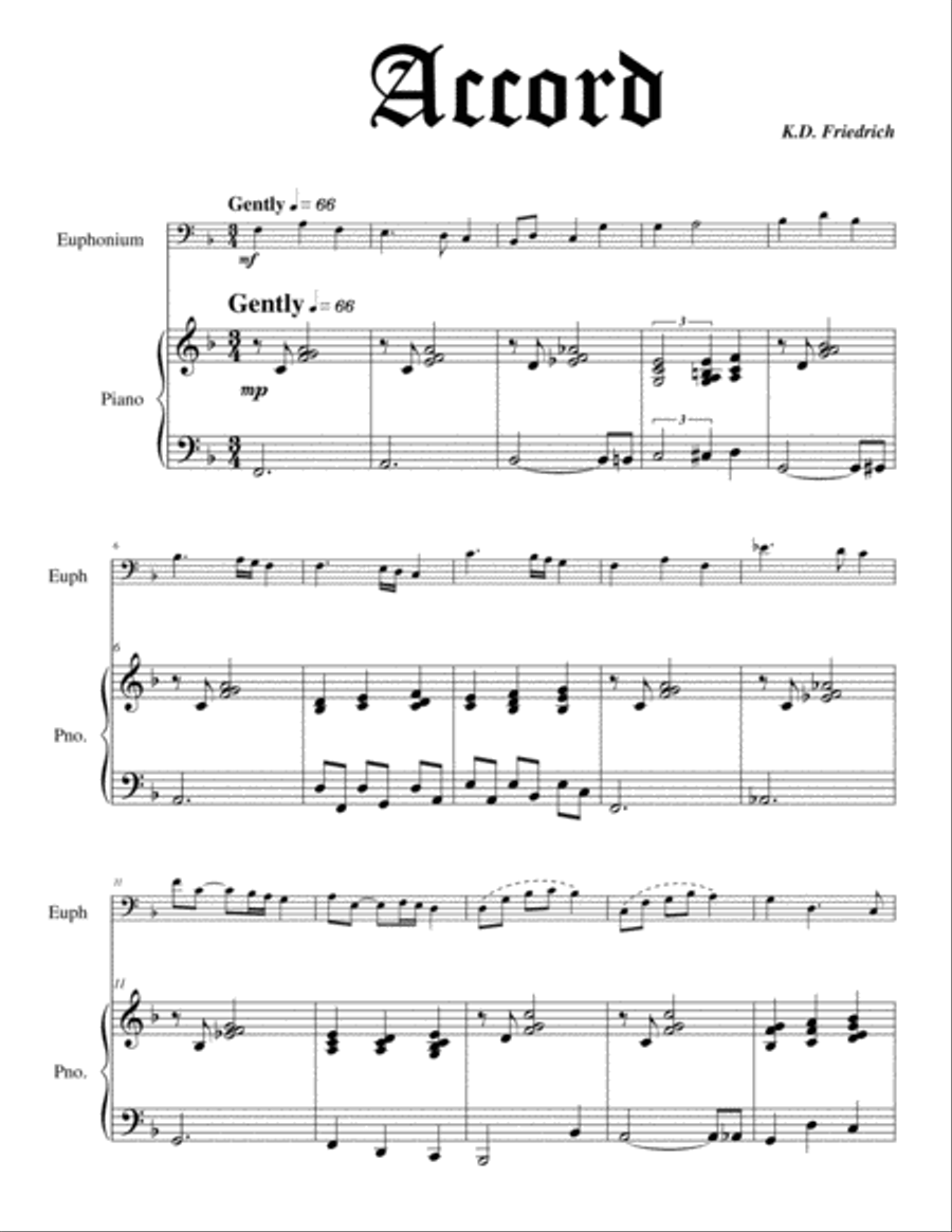 Accord Brass Duet scores gallery preview page 1
