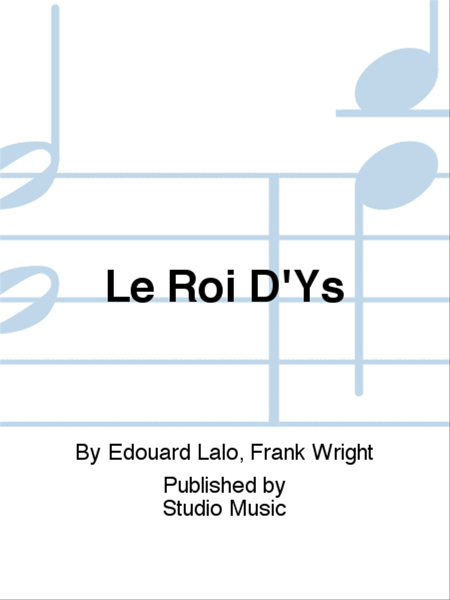 Le Roi D'Ys Le Roi D'Ys Brass Band scores gallery preview page 1