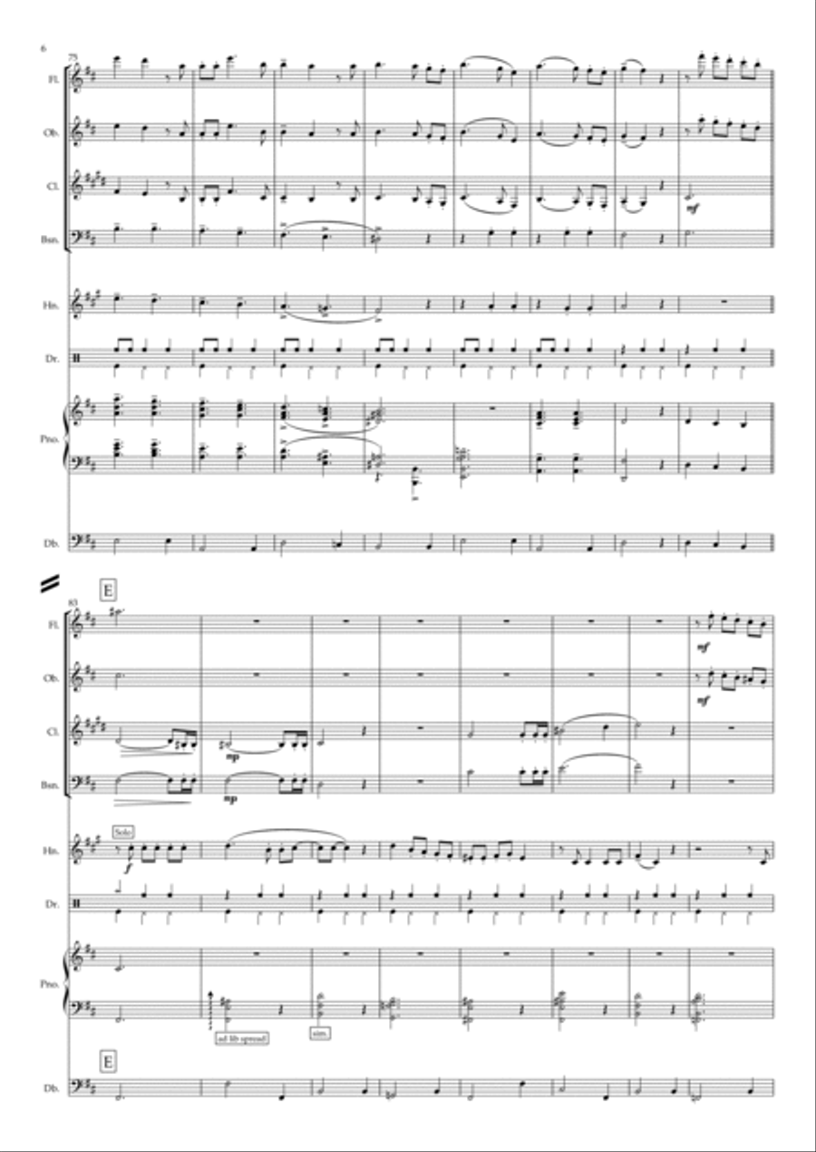La Flor De La Canela Bassoon scores gallery preview page 6