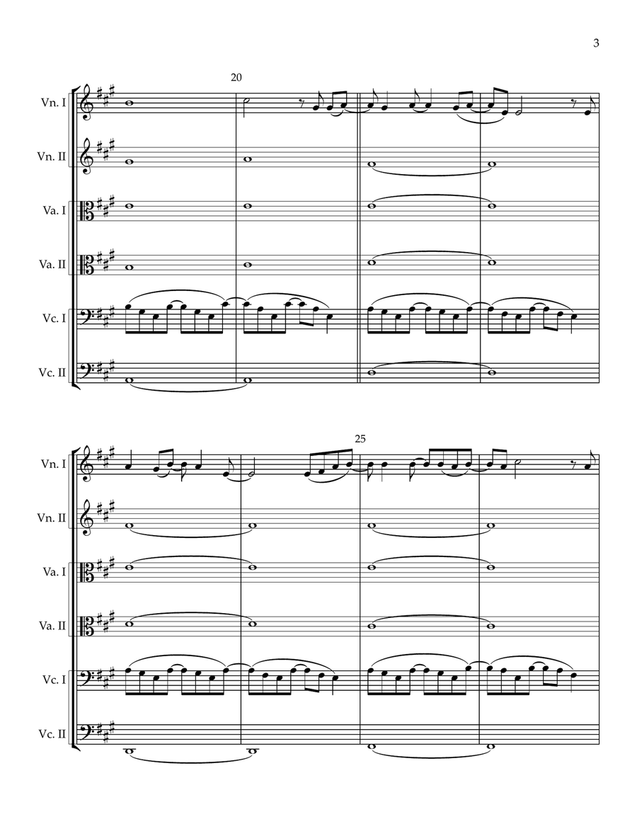 Sailing Sailing Cello scores gallery preview page 3