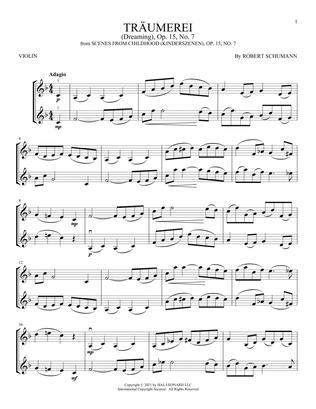 Traumerei (Dreaming), Op. 15, No. 7
