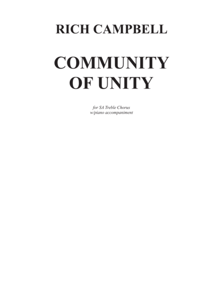 Community of Unity SA+piano image number null