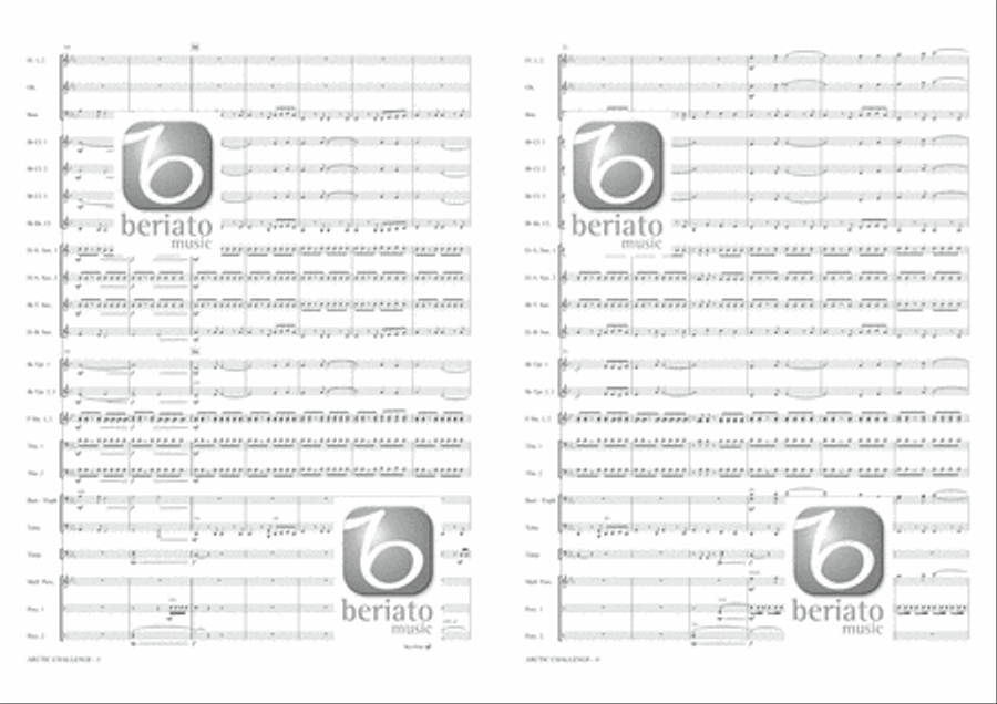 Arctic Challenge Arctic Challenge Concert Band scores gallery preview page 3