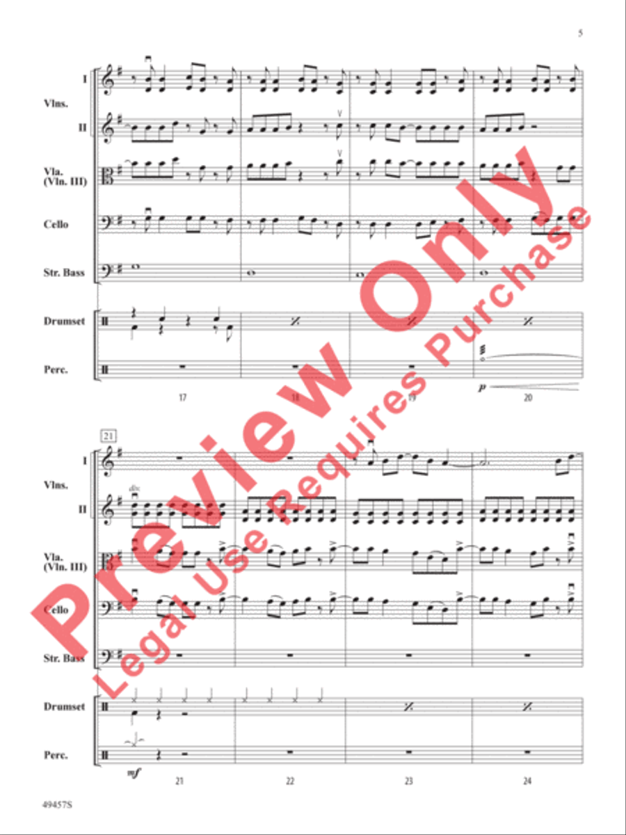 She Had Me at Heads Carolina String Orchestra scores gallery preview page 6