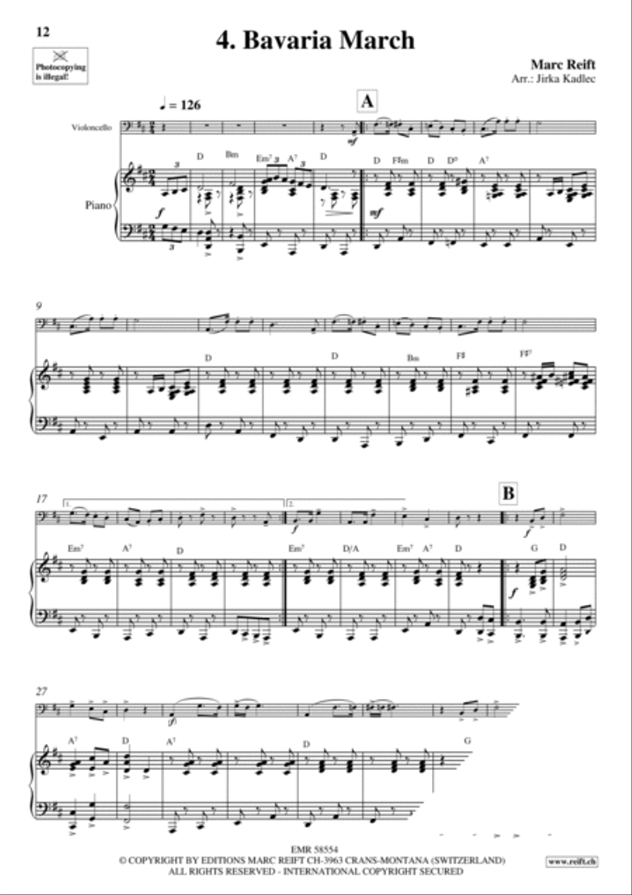 10 Funny Time Solos Piano Accompaniment scores gallery preview page 7