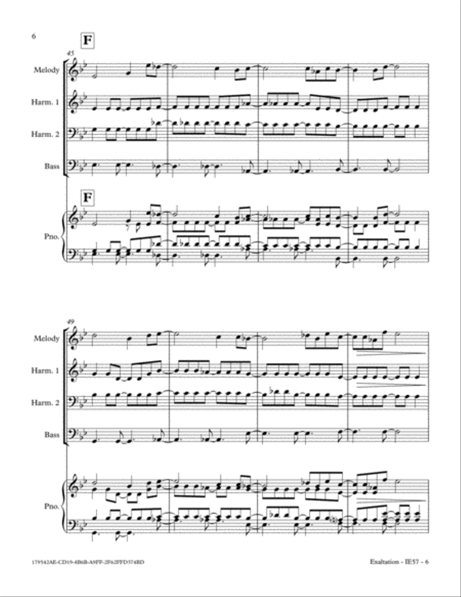 Exaltation Exaltation Small Ensemble scores gallery preview page 6