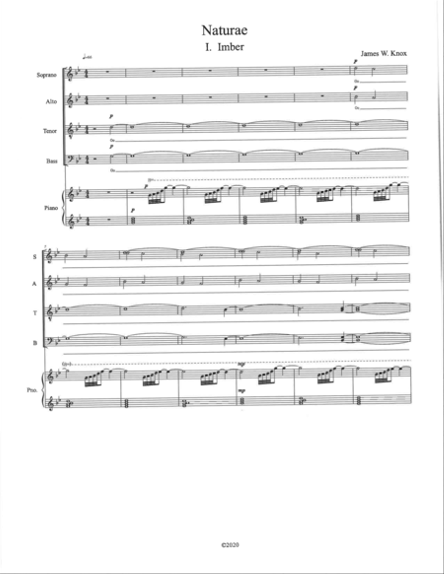 Naturae, Reflective Choral Pieces Divisi scores gallery preview page 3