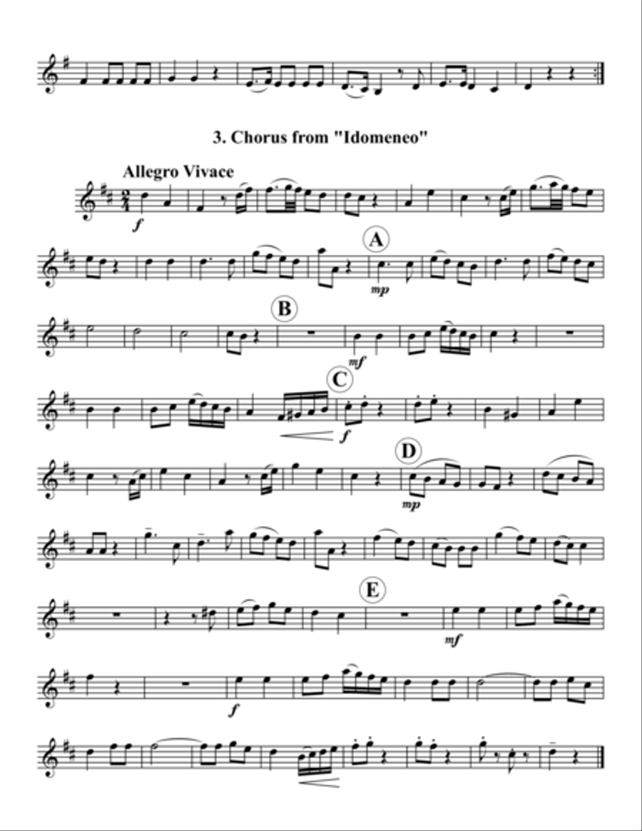 A Mozart Opera Suite A Mozart Opera Suite Horn scores gallery preview page 5