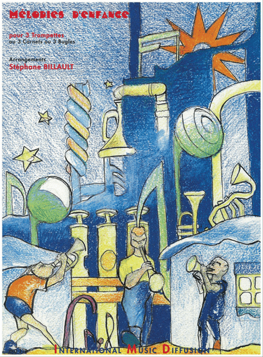 Melodies D'Enfance Trumpet Trio scores gallery preview page 1