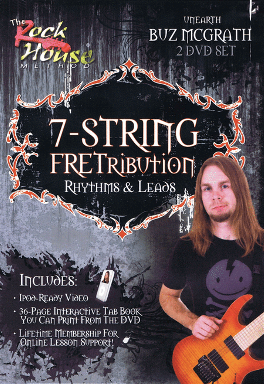 Buz McGrath of Unearth - 7-String Fretribution Electric Guitar scores gallery preview page 1