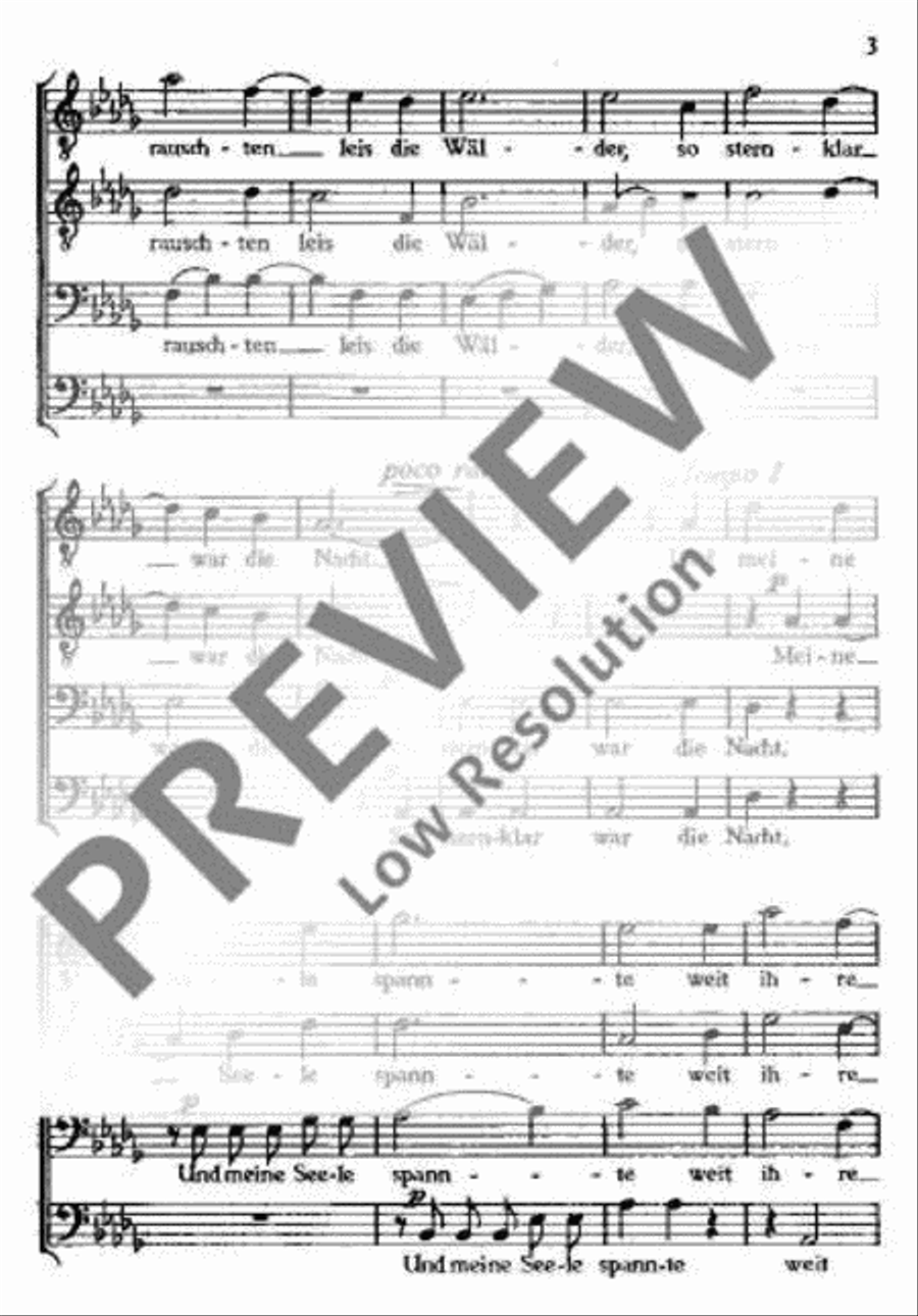 Mondnacht Mondnacht Men's Choir scores gallery preview page 4