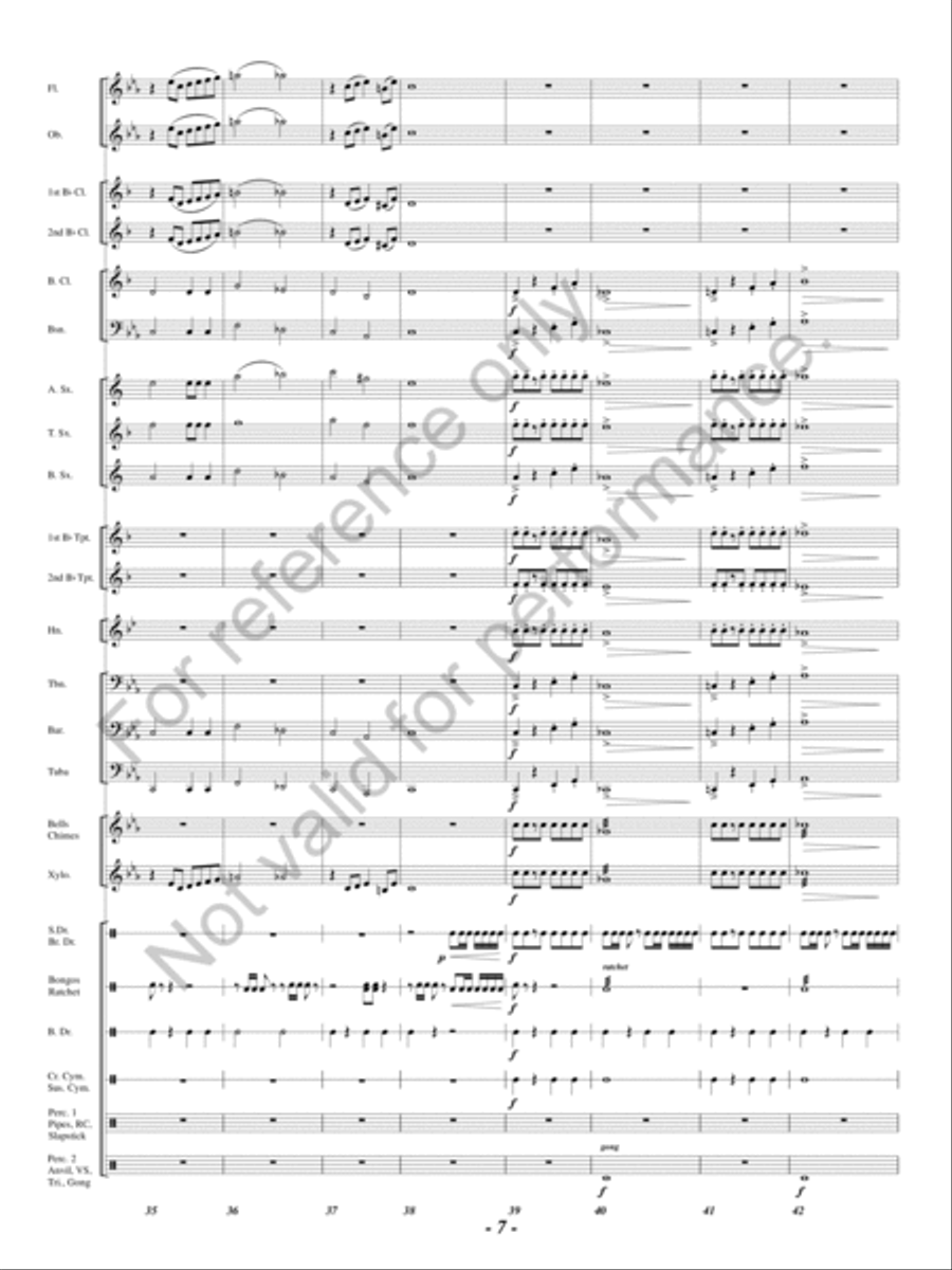 Roller Coaster! Concert Band - Sheet Music page 6