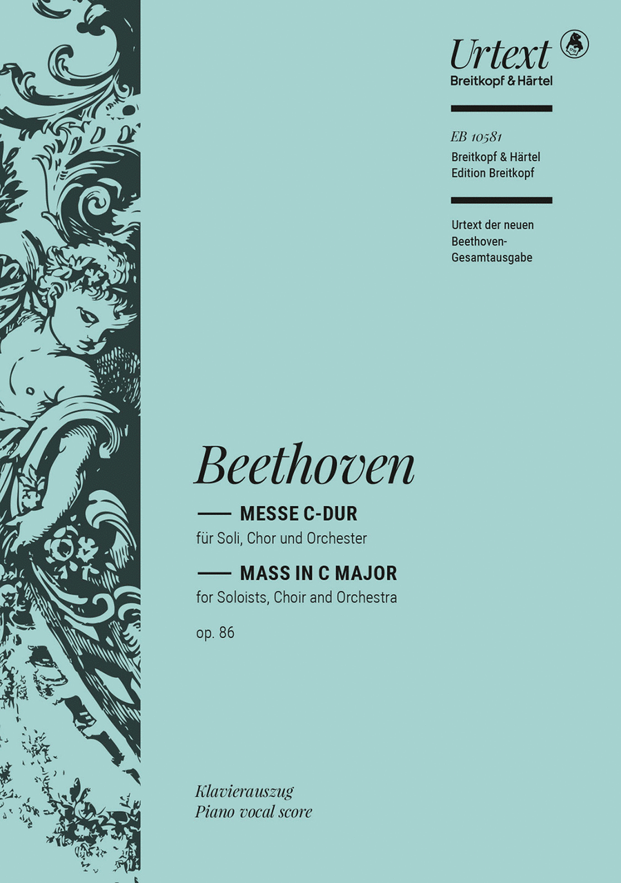 Mass in C major Op. 86 4-Part scores gallery preview page 1