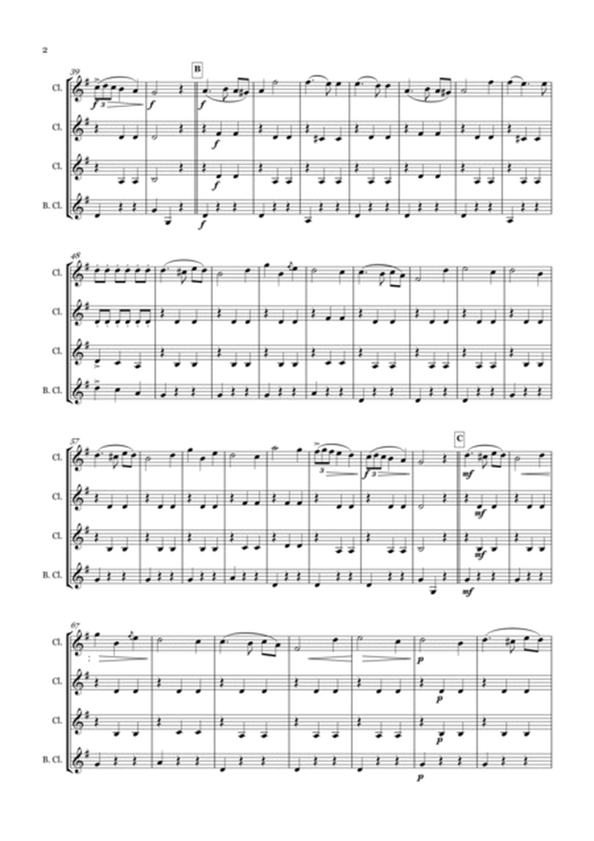 The Linden Waltz for Clarinet Quartet image number null