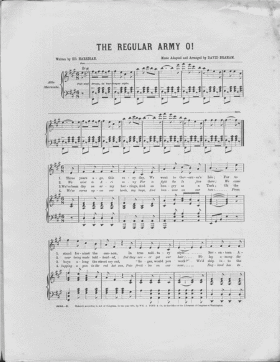 Regular Army O Voice scores gallery preview page 2