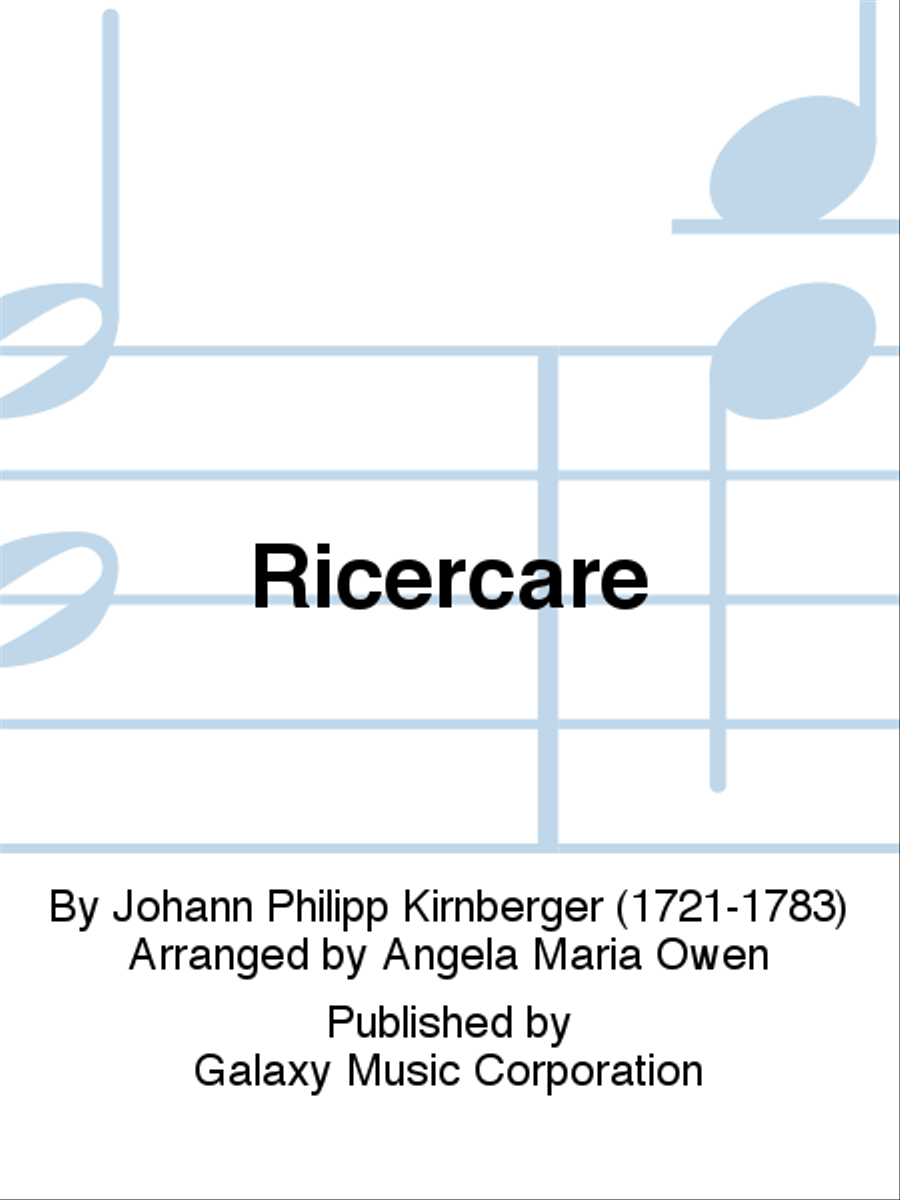 Ricercare ATB scores gallery preview page 1