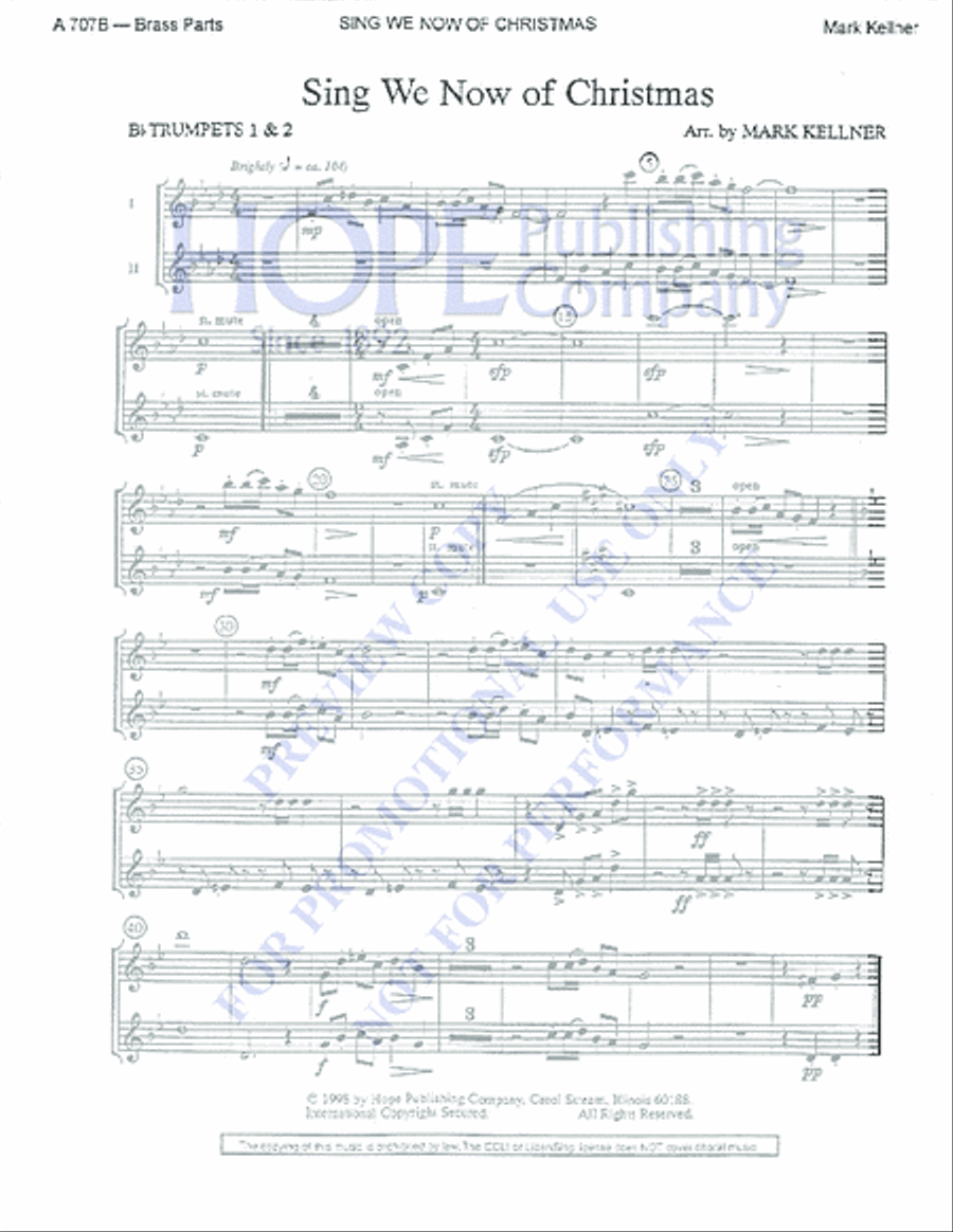 Sing We Now of Christmas Sing We Now of Christmas 4-Part scores gallery preview page 2