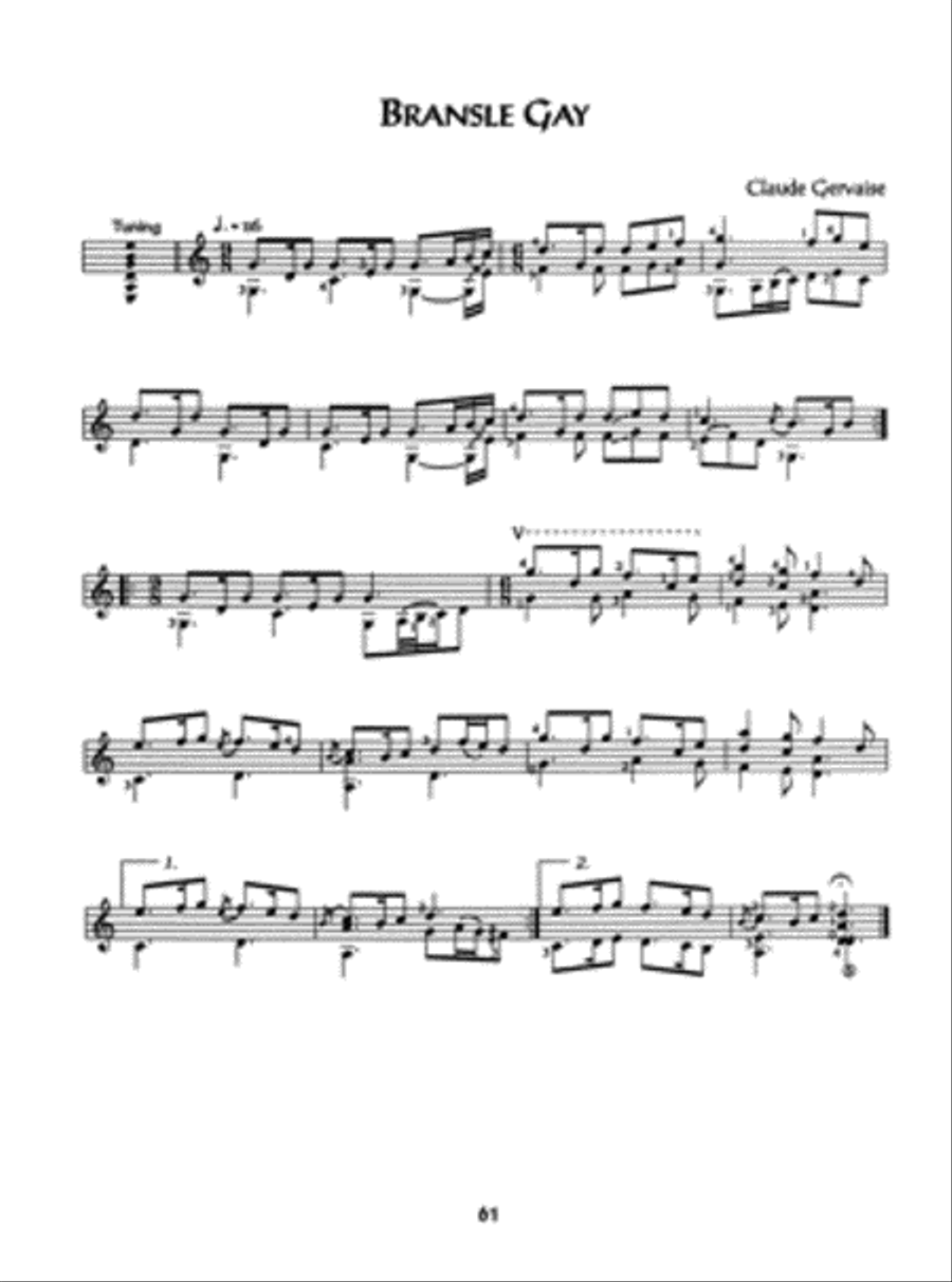 Complete Anthology of Medieval & Renaissance Music for Guitar Classical Guitar scores gallery preview page 4