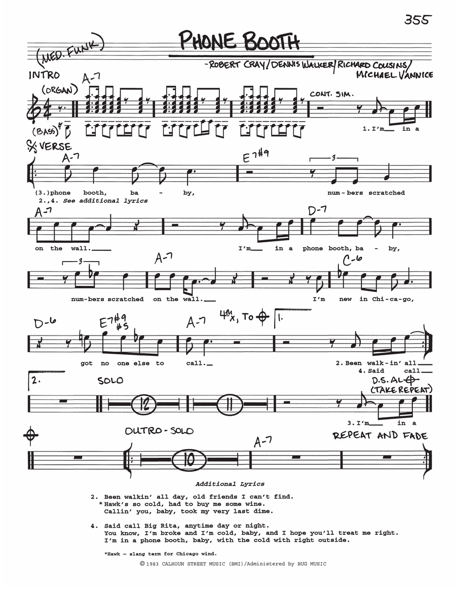 Phone Booth Voice scores gallery preview page 1