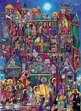 A Celebration of Saints at the Easter Vigil (paper) Poster