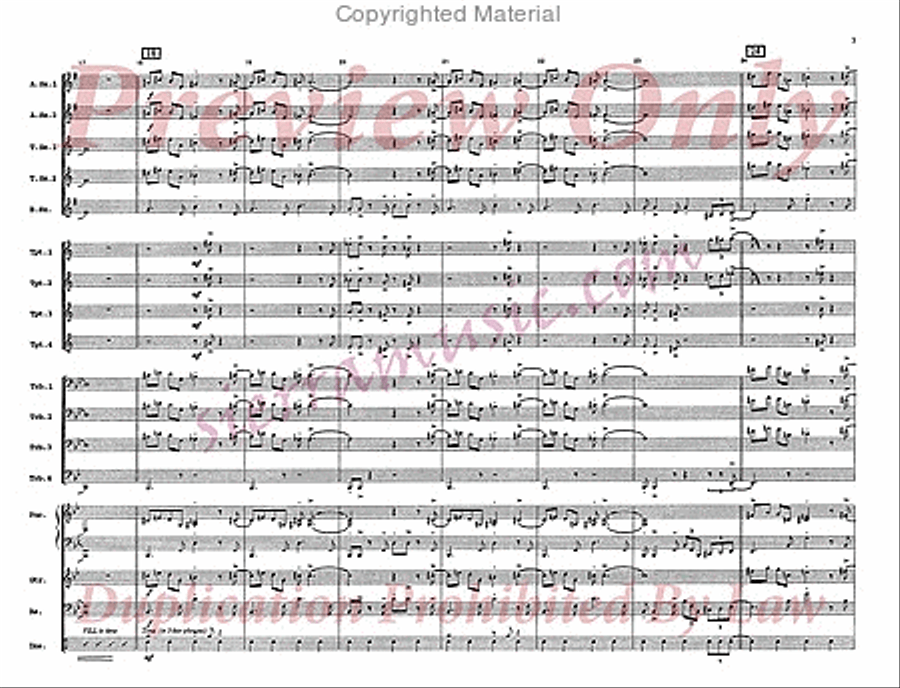 Oolitic Stomp Oolitic Stomp Jazz Ensemble scores gallery preview page 4