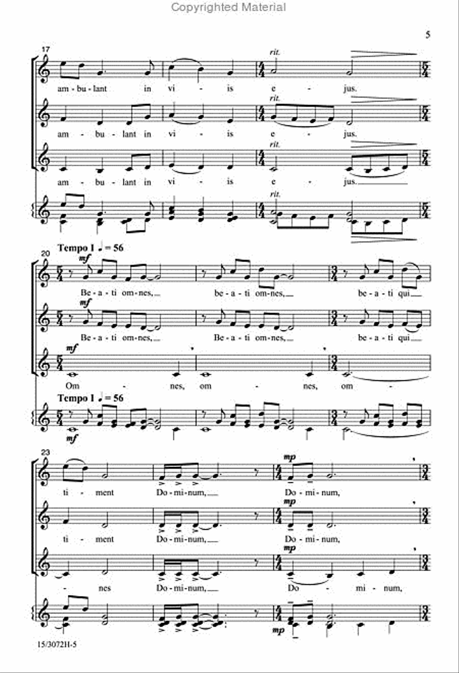 Beati Omnes SSA scores gallery preview page 4