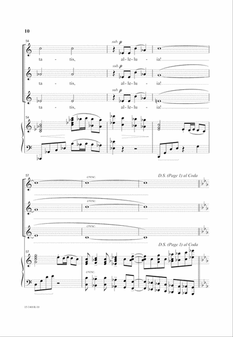Exaudi! Laudate! SSA scores gallery preview page 11