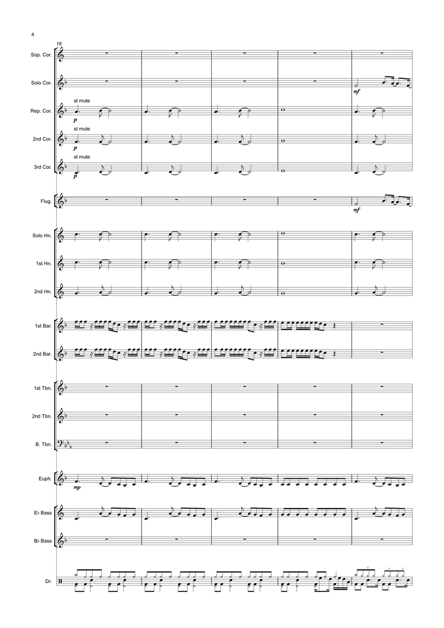 Tubthumping Brass Band scores gallery preview page 4