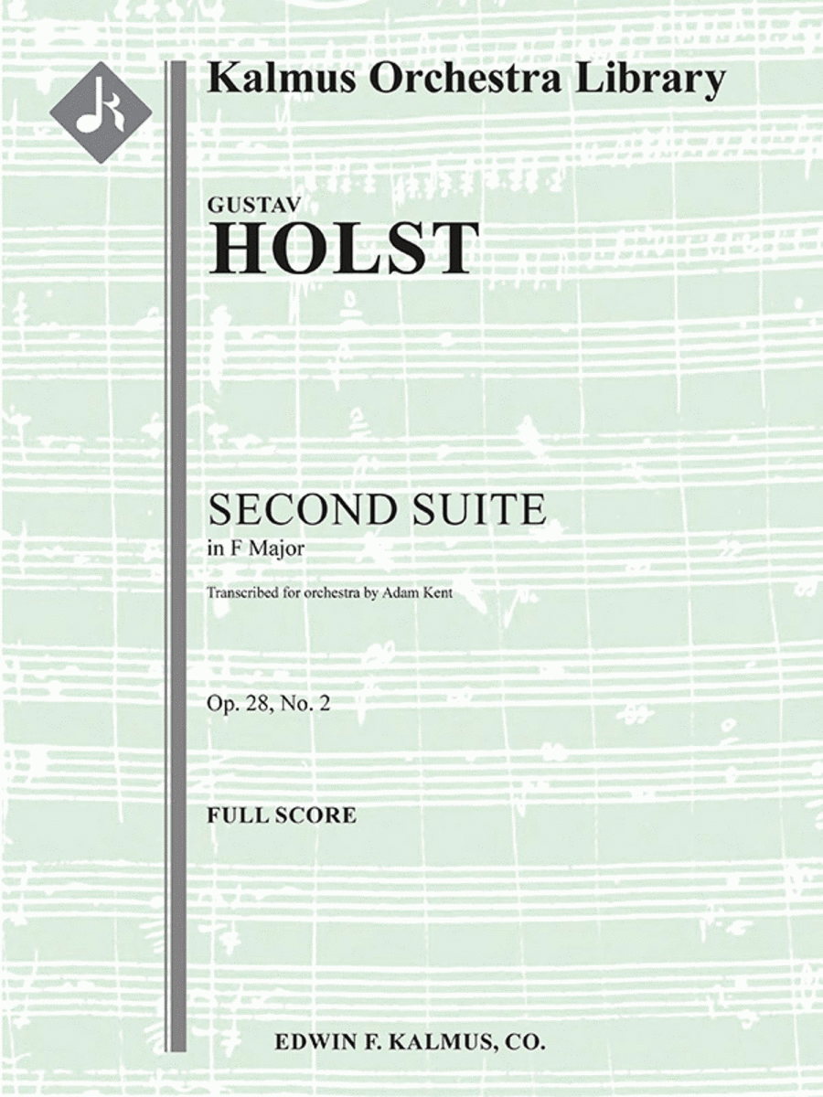Second Suite in F, Op. 28 Full Orchestra scores gallery preview page 1