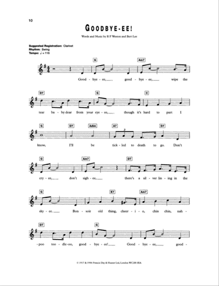 Wartime Collection Wartime Collection Piano scores gallery preview page 3