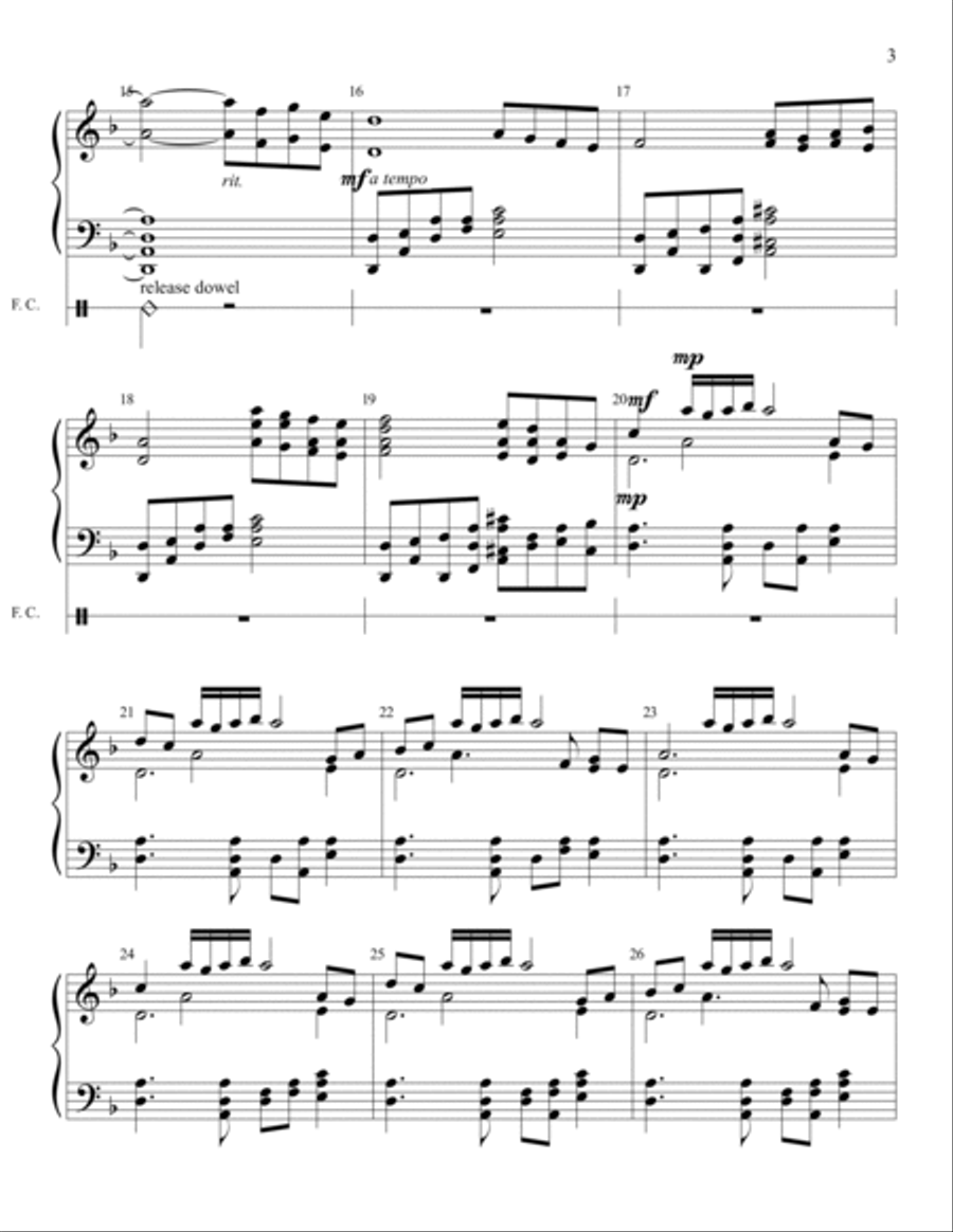 Giants in the Land Giants in the Land Handbell Choir scores gallery preview page 3