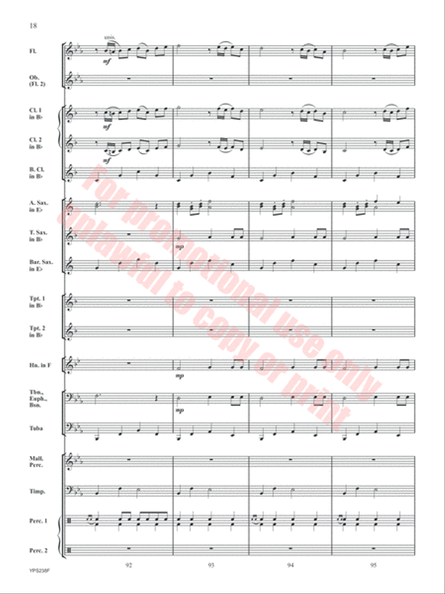 Rugby Heritage Concert Band scores gallery preview page 18