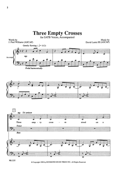 Three Empty Crosses