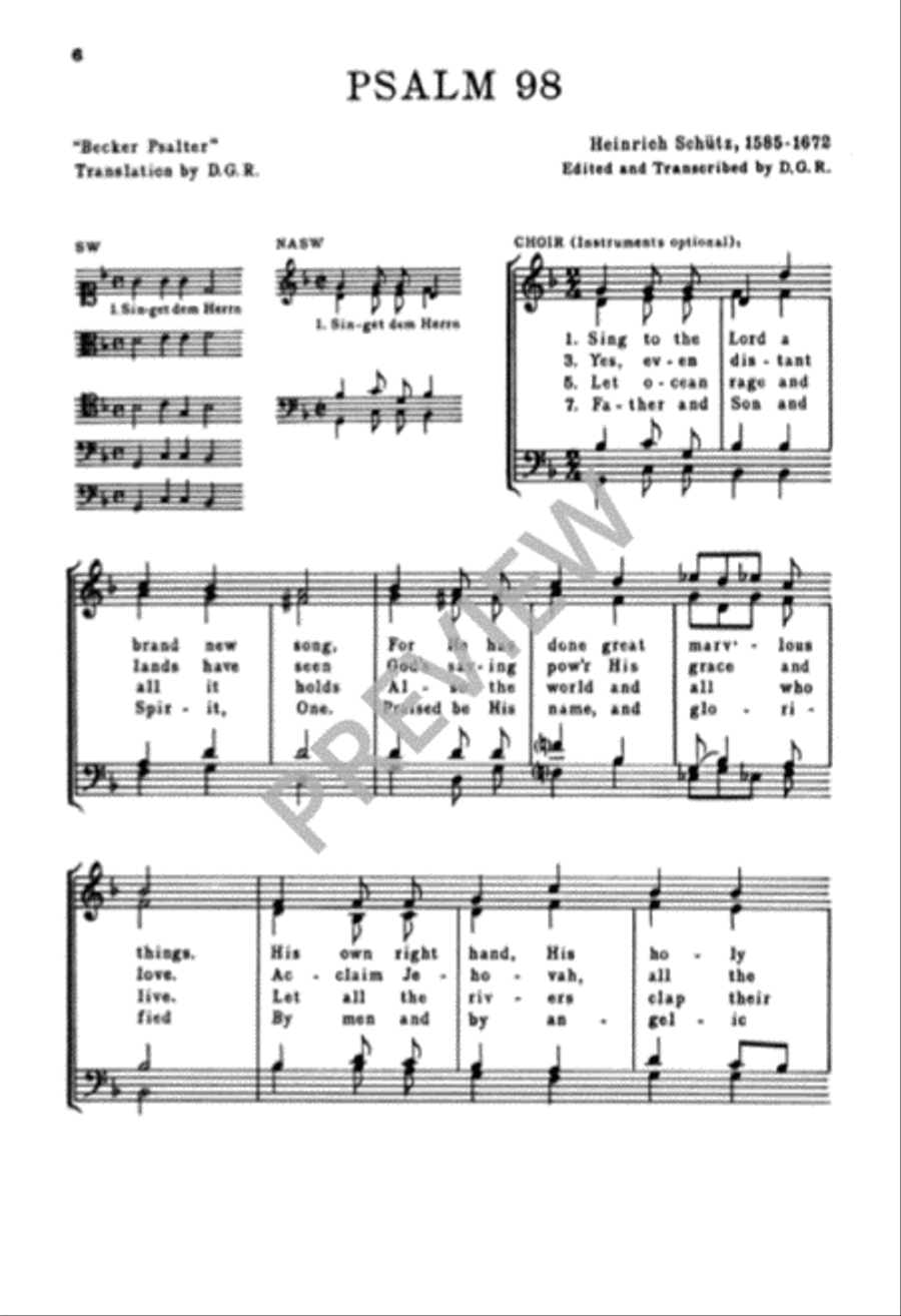 Five Psalms of Praise and the Responsorium from the "Becker Psalter"