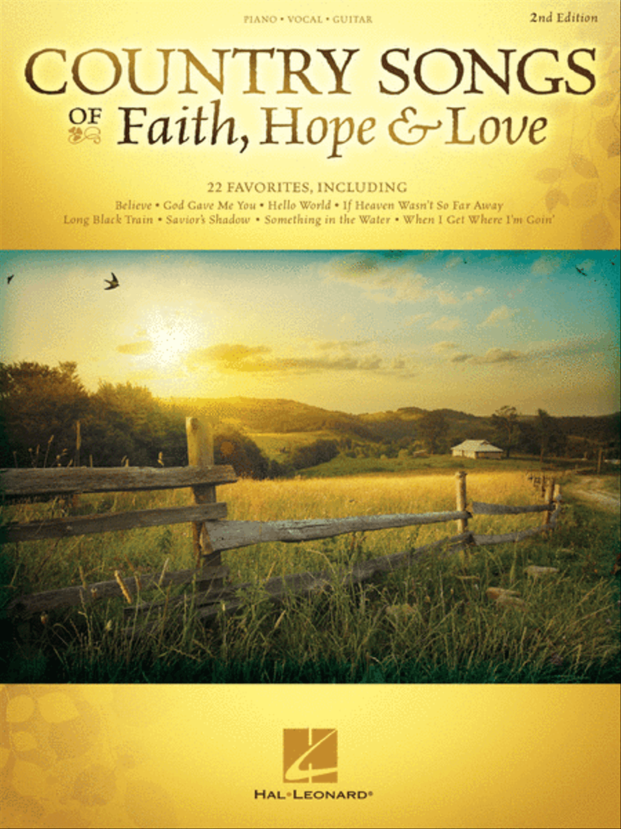 Country Songs of Faith, Hope & Love - 2nd Edition Piano, Vocal, Guitar scores gallery preview page 1