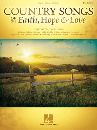 Book cover for Country Songs of Faith, Hope & Love - 2nd Edition