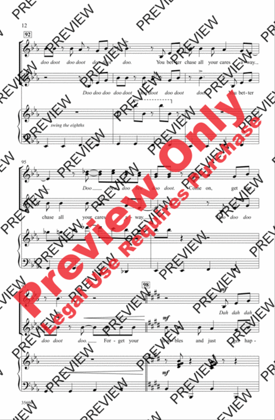Get Happy Women's Choir scores gallery preview page 12