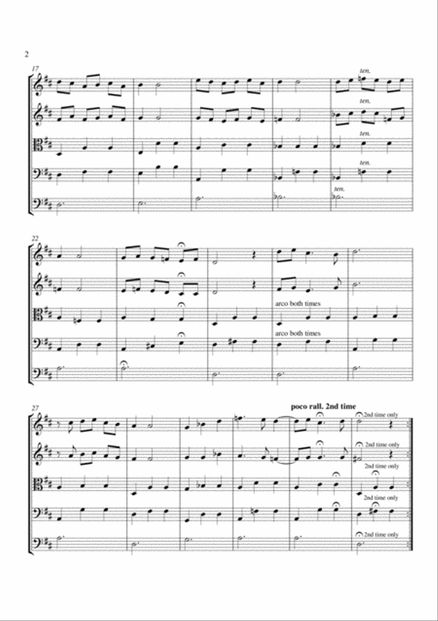 Torna a Sorrento Torna a Sorrento Orchestra scores gallery preview page 2