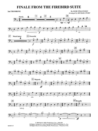 Finale from The Firebird Suite: 2nd Trombone