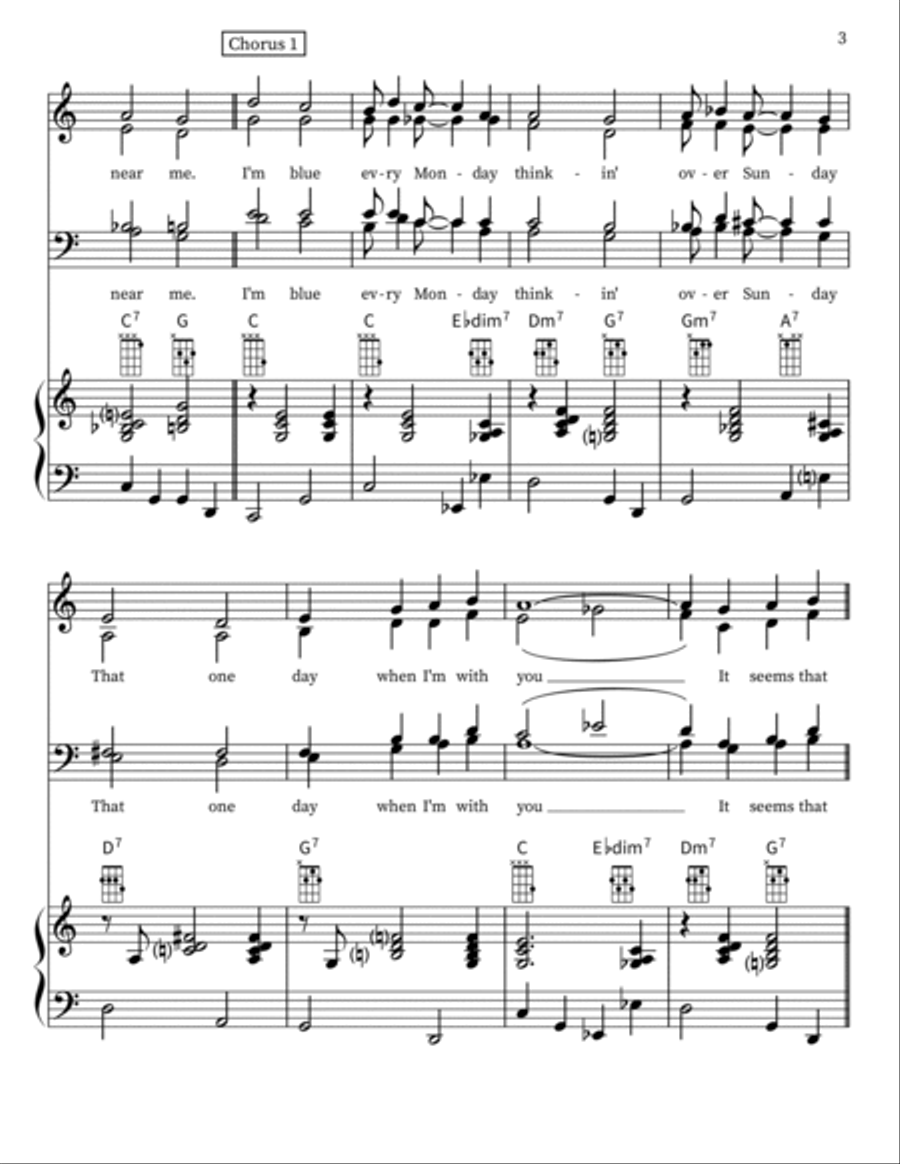 Sunday 4-Part scores gallery preview page 3