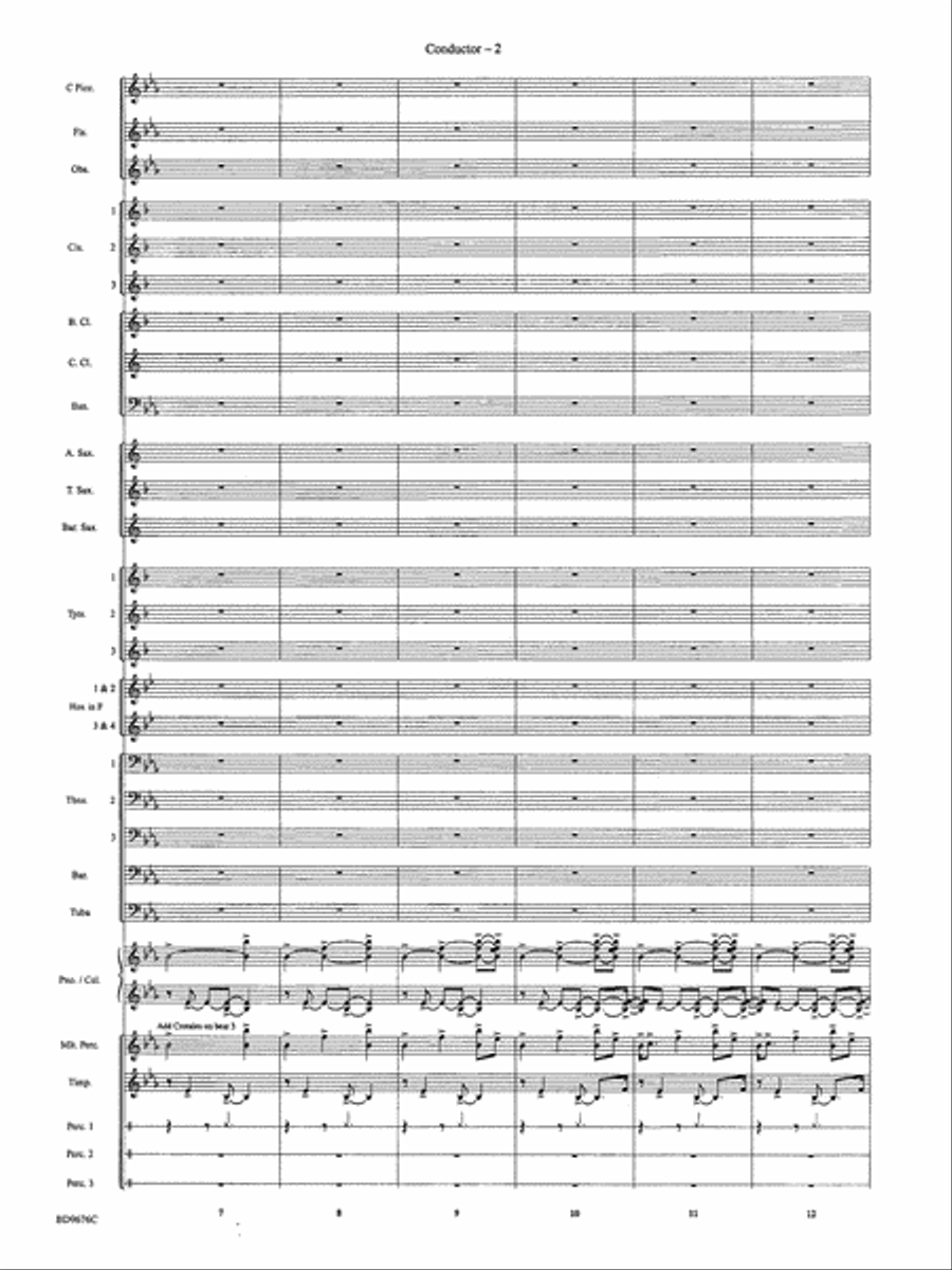 Paradiso: Score Concert Band scores gallery preview page 4