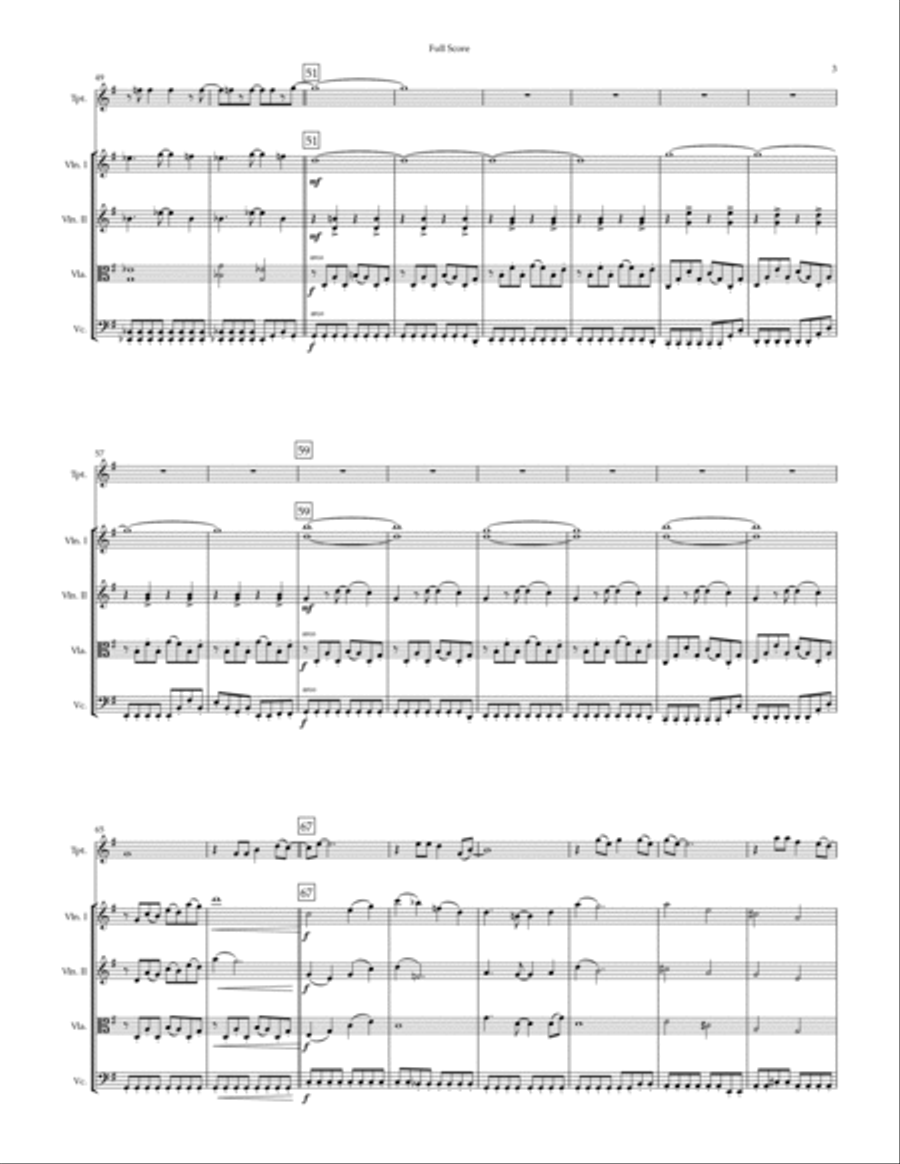 Every Breath You Take Every Breath You Take Small Ensemble scores gallery preview page 3