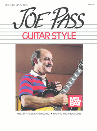 Book cover for Joe Pass Guitar Style