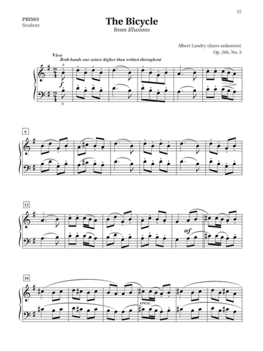 Easy Classical Piano Duets for Teacher and Student, Book 3 Small Ensemble scores gallery preview page 12