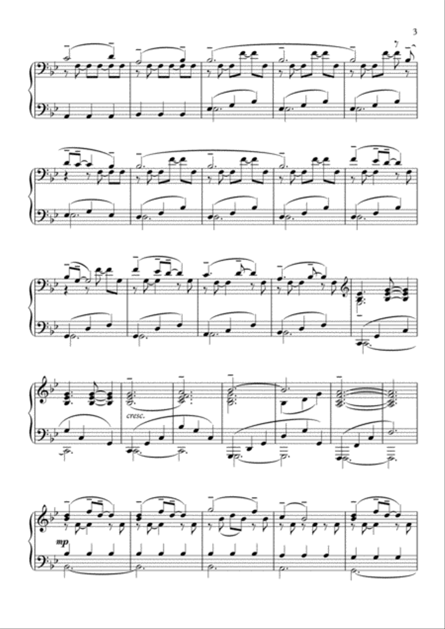 A Thousand Years Piano Solo scores gallery preview page 3