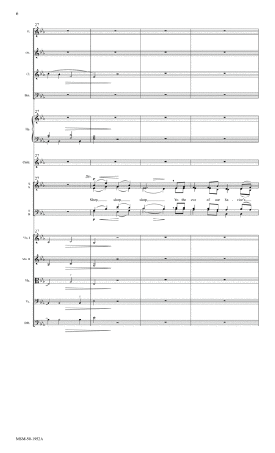 Still, Still, Still (Downloadable Orchestra Score) Choir scores gallery preview page 6