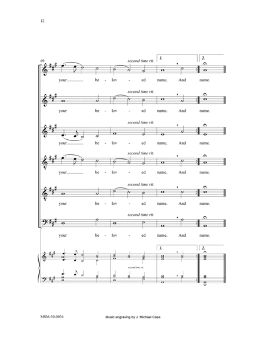 Rejoice, Rejoice, the Savior Comes Divisi scores gallery preview page 7