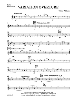 Variation Overture: Part 2 - B-flat Clarinet