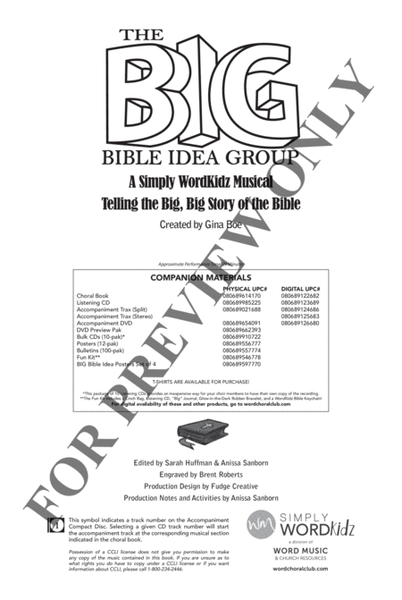 The BIG Bible Idea Group - Choral Book
